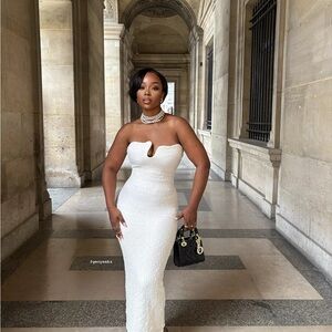 Showpo Strapless Alberta Maxi Dress